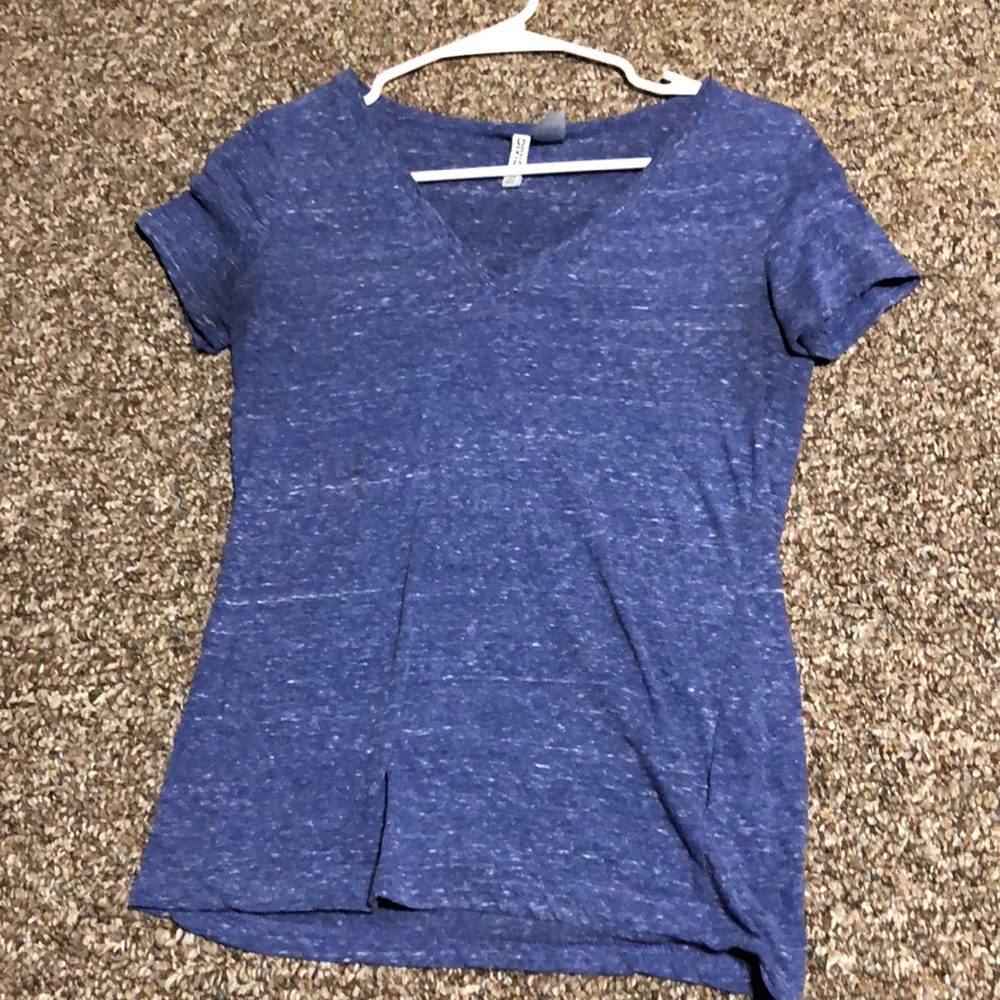 Blue v neck